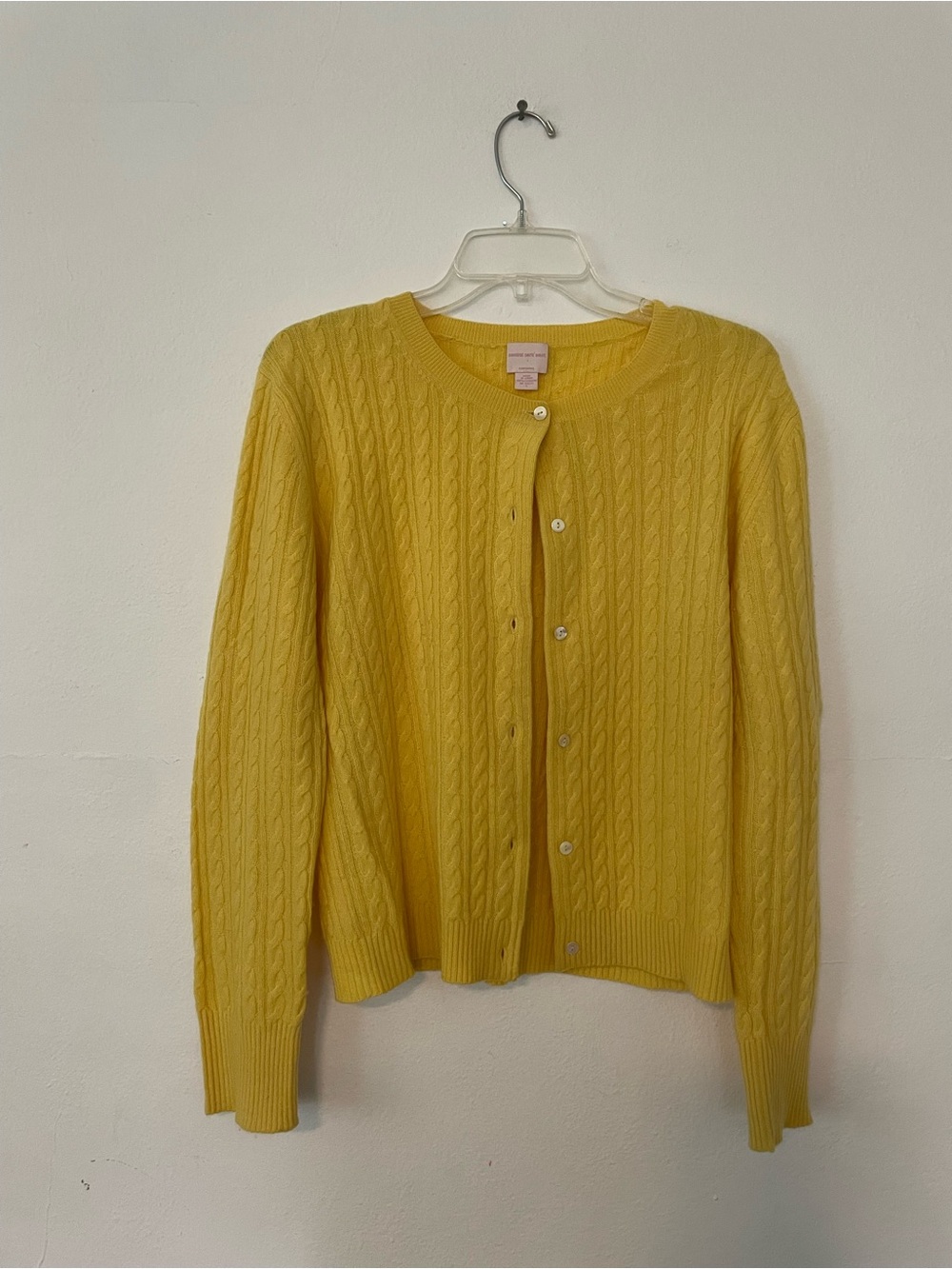 Central Park West Cashmere Button Cardigan